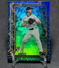 Drew Thorpe Blue Metallic Lights Rookie RC 2025 Topps Holiday Card #H6 White Sox