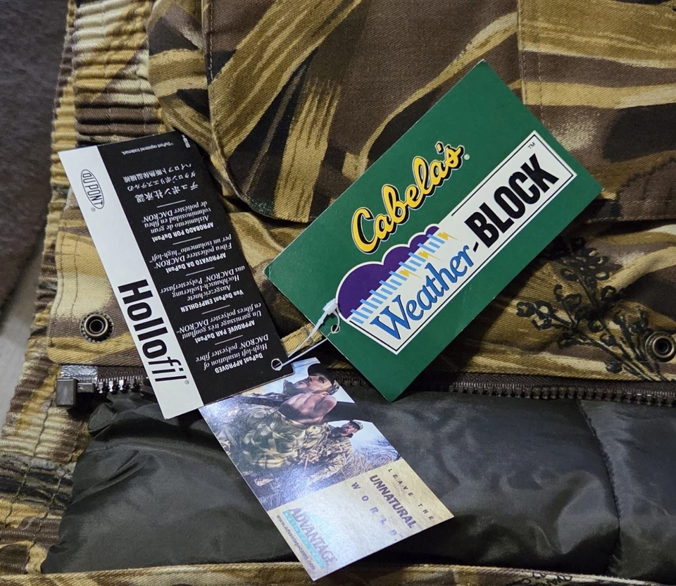 Cabelas Weather Block Hunting Coat  Advantage Wetlands Camo Size XX Large NWT - Image 3 of 4