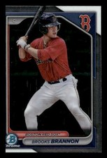 2024 Bowman #BCP-95 Brooks Brannon Chrome Prospects Boston Red Sox