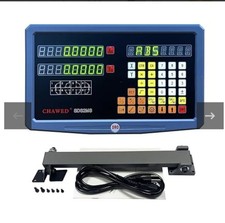 DRO Digital Readout 2 Axis Screen Color is Grey not Blue