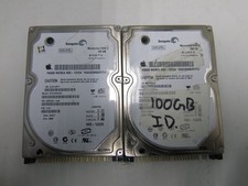 Lot of 2 Seagate Momentus 5400.2 100GB 5400RPM IDE PATA 2.5 HDD ST9100823A