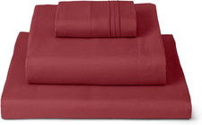 Twin Sheets Set - 3 PC Iconic Collection Bedding - Hotel Luxury, Extra Soft, Coo