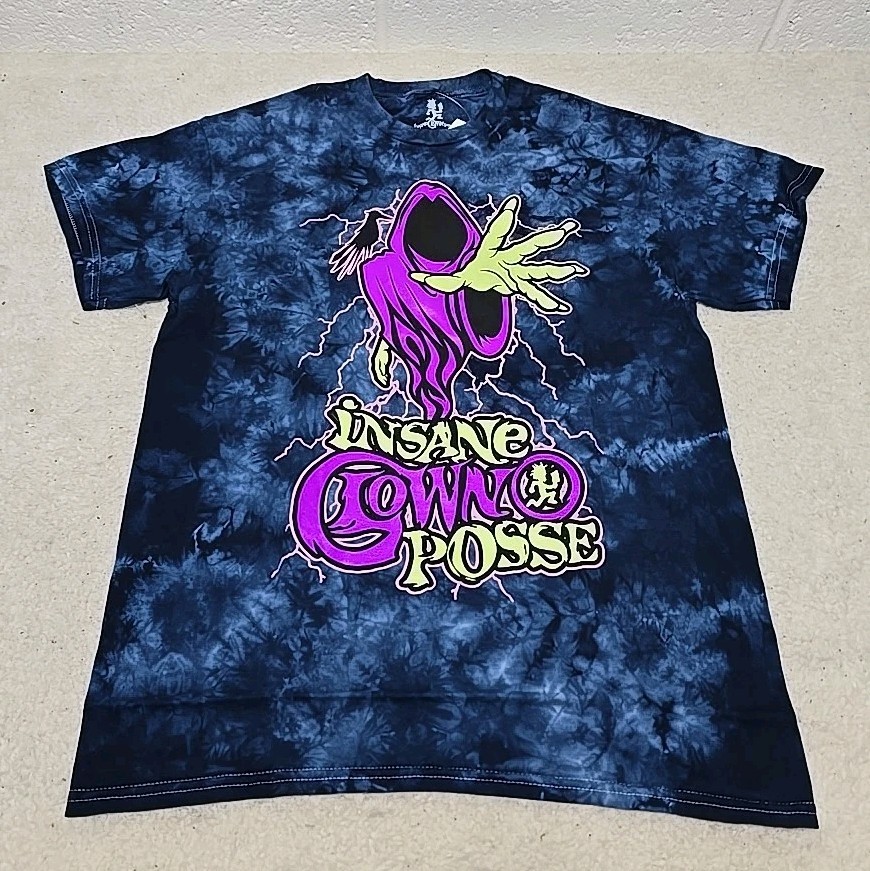 ICP Insane Clown Posse Tye Dye Graphic T-Shirt $29.99 RETAIL Sz