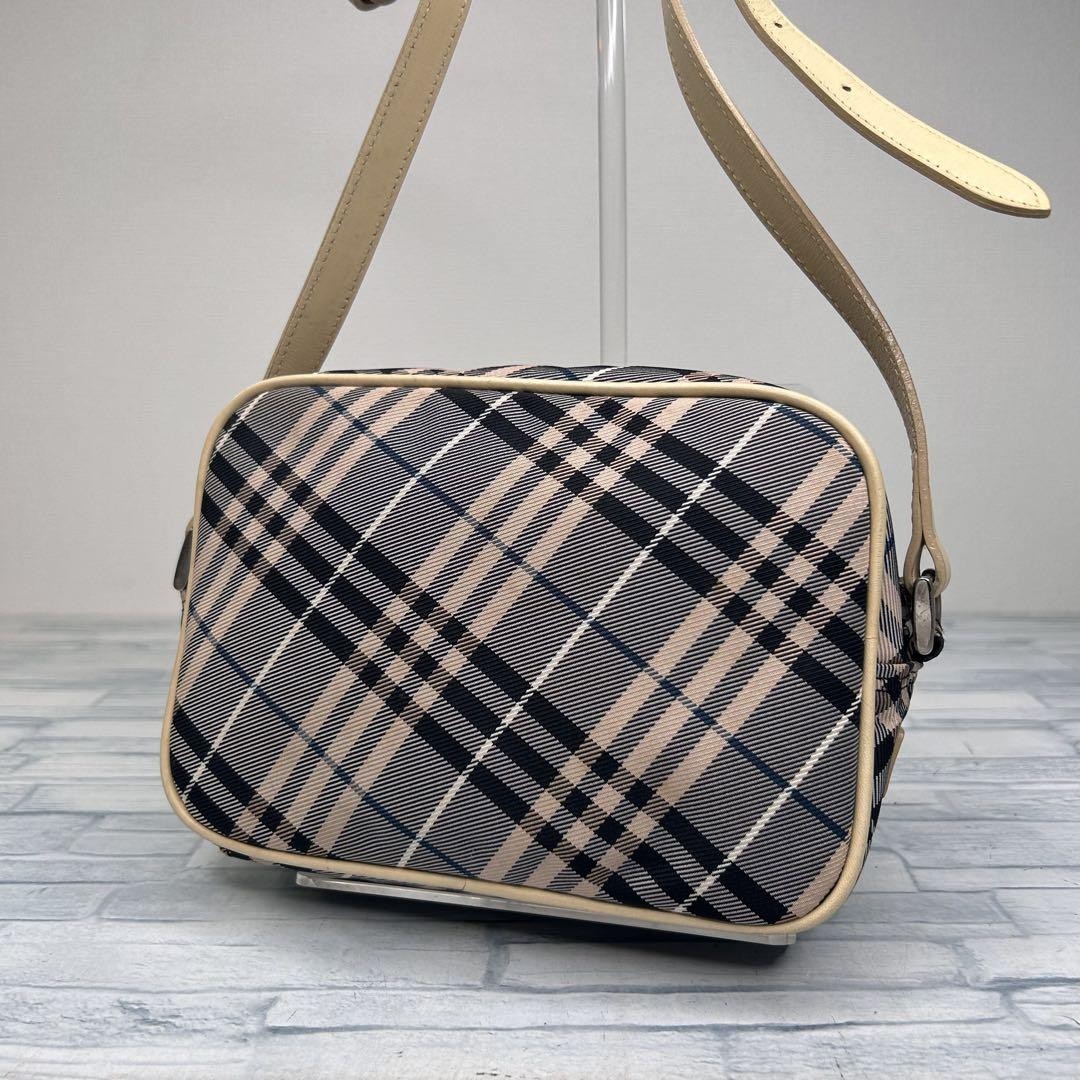 Burberry Blue Label Nova Check Shoulder Bag Canvas Burberry Blue Label Nova Check Shoulder Bag Canvas