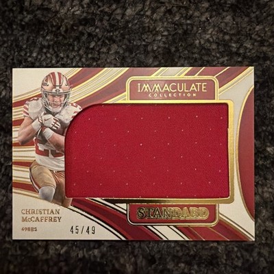 2024 Immaculate Collection Standard Christian McCaffrey 49ers Patch 45/49
