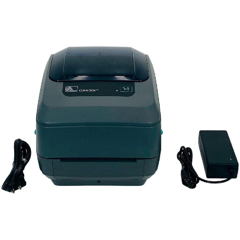 Zebra GX430T Thermal Transfer Label Barcode Printer 300dpi USB GX43-102410-000 - Image 2 of 4