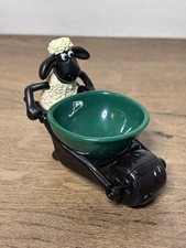 McDonalds Shaun the Sheep Happt Meal Toy Wheelbarrow Egg Cup Holder 2014 Aardman