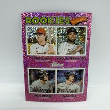 2026 Topps Heritage Rookie Outfielders Pink Sparkle Refractor #392