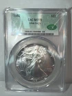 1992 American Silver Eagle $1 CAC MS69 1Oz .999 Fine Silver Coin Beautiful Coin
