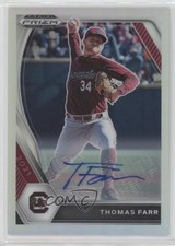 2021 Panini Prizm Draft Picks Silver Prizm Auto Thomas Farr #PDP150 Auto 10qk