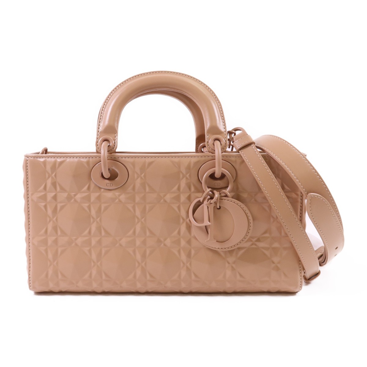 15%OFF* Christian Dior CD Lady D-joy 2 Way Shoulder Bag Calfskin