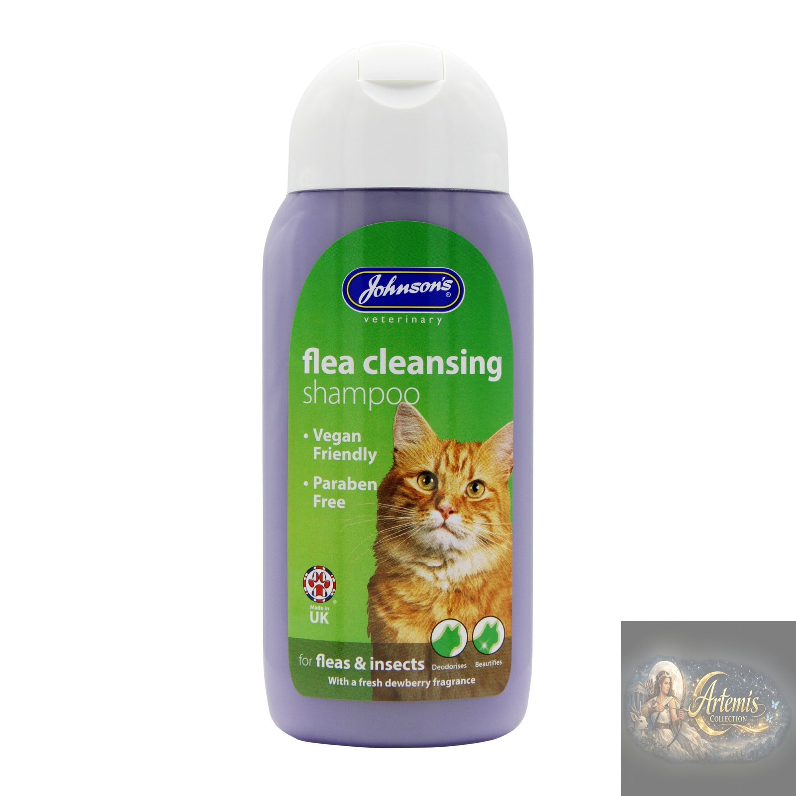 Johnsons Johnson's Cat Flea Cleansing Shampoo | Size: 200Ml - Image 6