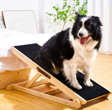 Woohoo Lab Dog Ramp w Innovative Non-Slip Rubber Mat for Couch or Bed