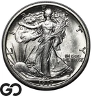 1917 Walking Liberty Half Dollar, Scarce This Nice, Gem BU++ Better Date