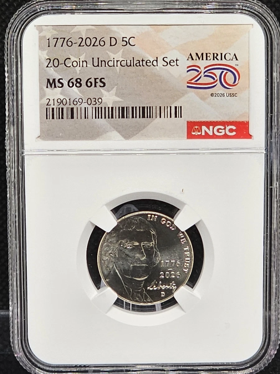 NGC Grade MS 68 US Nickels for sale | eBay