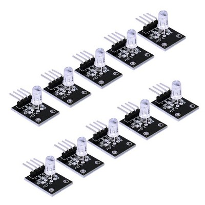 10 PCS RGB LED Module Electronic Component Fits Arduino ESP32 Raspberry Pi