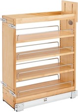 Rev-A-Shelf 8" Pullout Storage Organizer for Base Kitchen/Bathroom Cabinets