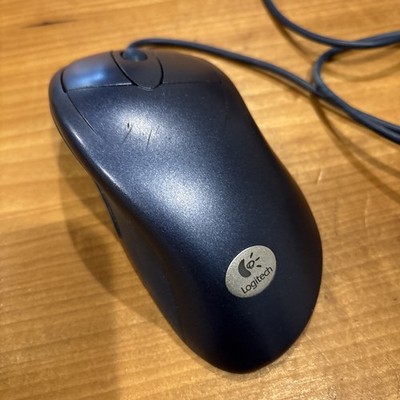 Vintage Logitech iFeel MouseMan Wheel Mouse M-bd53 Tested Working