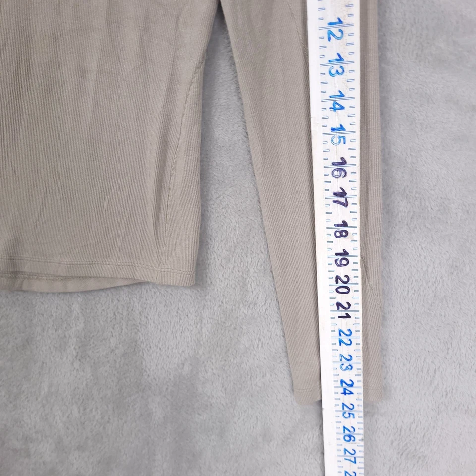 Lululemon Hold Tight Long Sleeve Shirt Brown Sz 8 Ribbed Modal 4 Way Stretch - Image 4 of 4