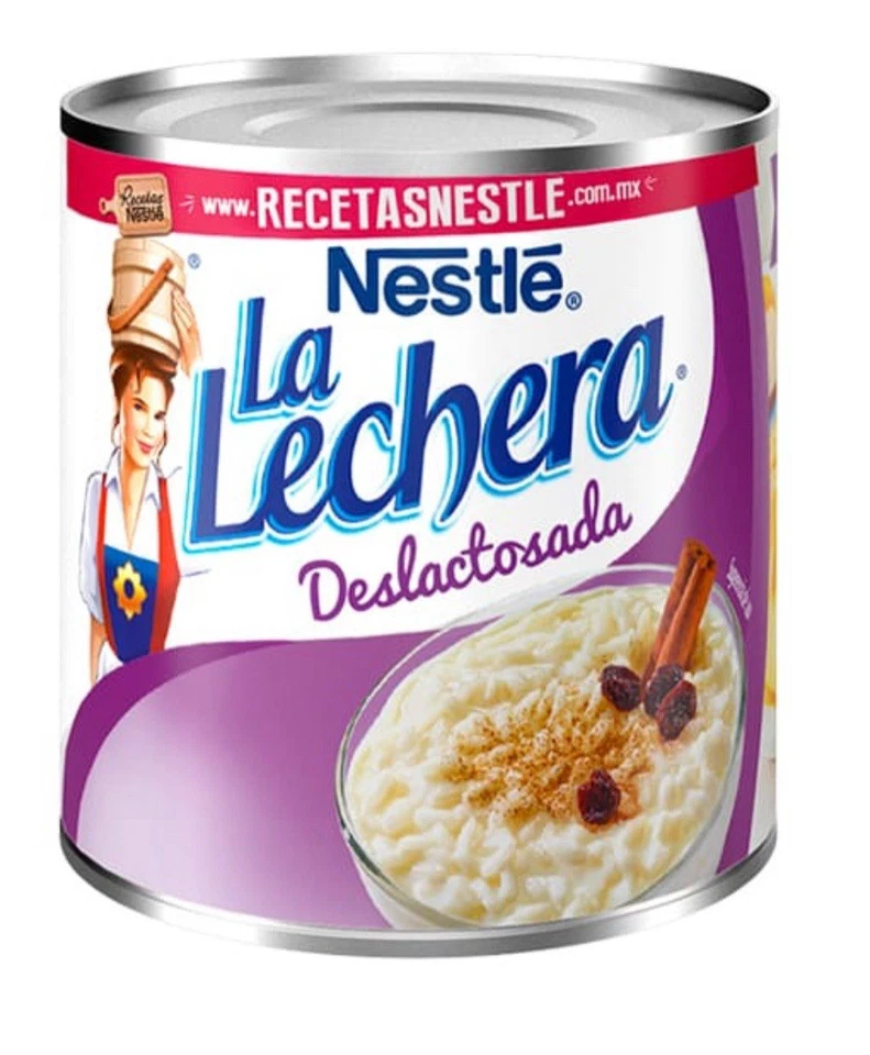 NESTLÉ 3 Pack Nestle La Lechera Deslactosada Sweetened Condensed Non Lactose Milk 370g