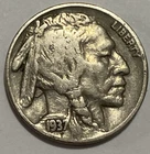 1937 Buffalo Nickel Full Date Exact Coin Imaged #BF18