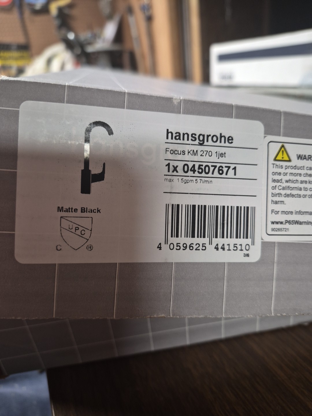 Hansgrohe Focus High-Arc Bar Faucet with Quick Clean Aerator - 04507341 READ
