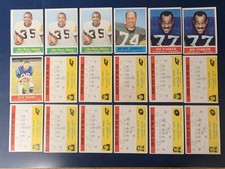 1964 Philadelphia Football Cards 9