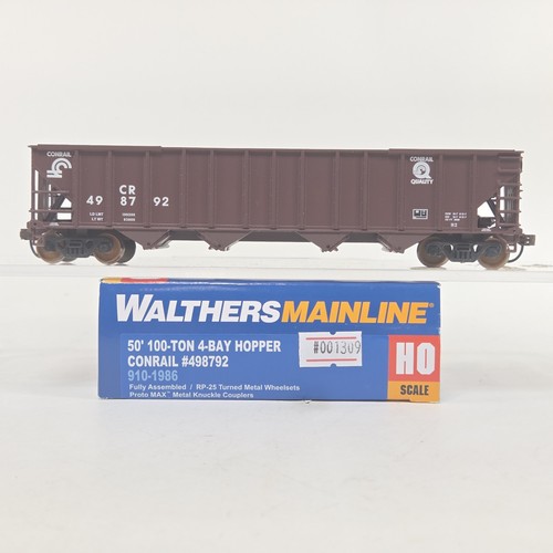 Tolva Walthers escala HO Conrail CR #498792 50' 100 toneladas 4 bahías | Zustand: Used