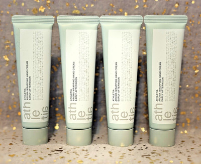 4x~Athletia~Aroma Wrapping Hand Cream~Early Afternoon~30g~Travel Sz~NWOB~Sealed~