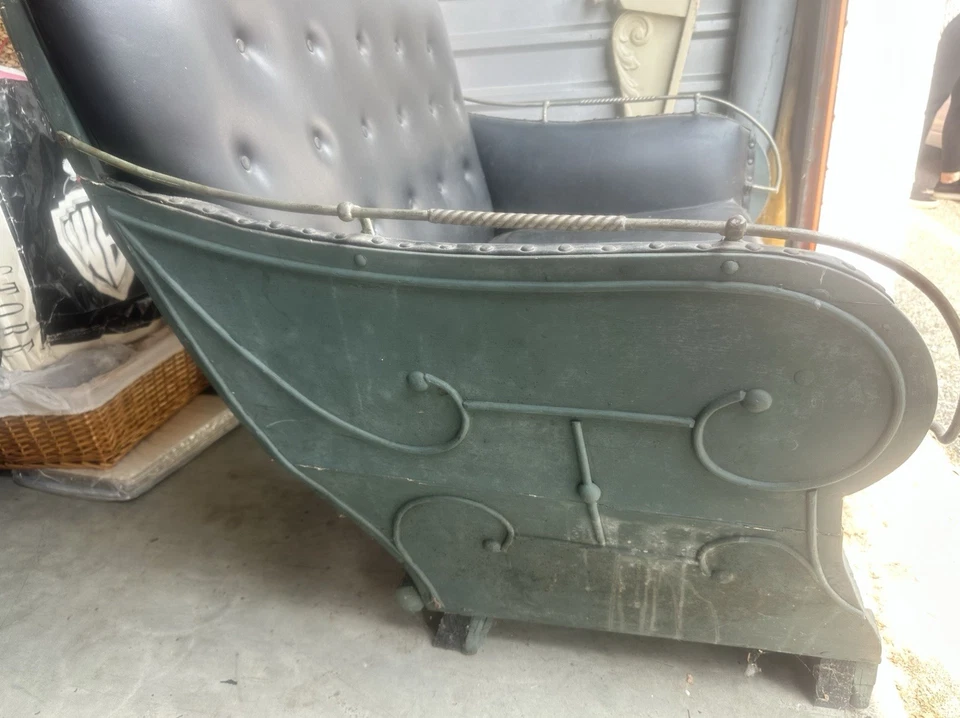 Surry Love Seat Mid 1800’s Was Horse Drawn Now Muebles! ¡Gran pieza! Antiguo Foto 4 de 4