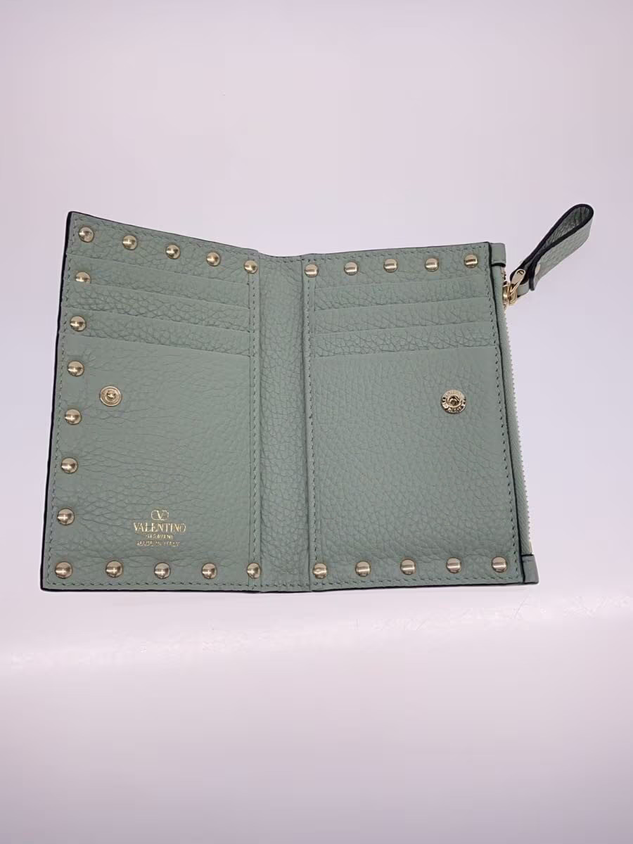 VALENTINO GARAVANI Studded Coin Purse and Card Case BLU Women's thumbnail 4