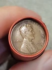 Xf+1909S &Au+1909P Mint Pennies Ends Of Lincoln Wheat Cent Roll