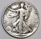 1945-D Walking Liberty Half Dollar - VG/Fine - Details - #1379EC