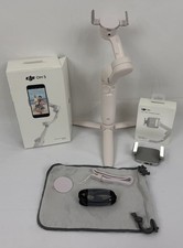 DJI OM 5 Smartphone Gimbal Stabilizer Sunset White with Fill Light Phone Clamp