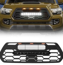 Trd Pro Grille With Led Light Bar For 2016-2023 Toyota Tacoma - Aftermarket Trd Pro Grille With Led Light Bar For 2016-2023 Toyota Tacoma - Aftermarket