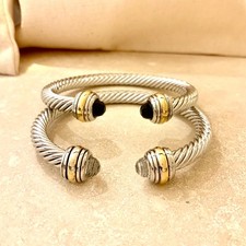 5mm cable cuff bracelet must have item stackable hot trendy statement