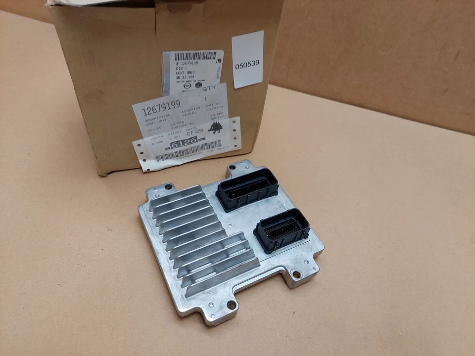 Vauxhall Corsa E Engine Control ECU Zafira Astra 12679199 Genuine NEW OEM Mokka - Image 2 of 4