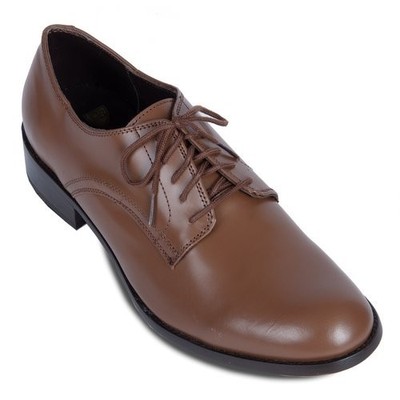 US Army Men's Brown Leather Formal Dress Shoes Lace-up Officer Classic  Style | eBay