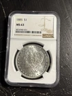 1885 Morgan Silver Dollar NGC MS63 S$1 Philadelphia No Reserve
