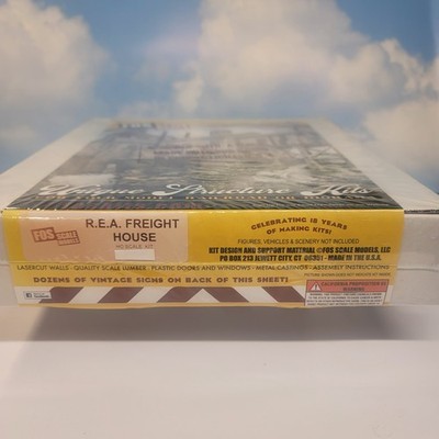HO FOS Scale Limited Kit R.E.A Freight House