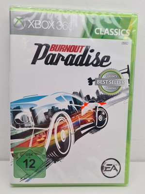     Burnout Paradise   Classics   Xbox 360  Sealed  NEU OVP