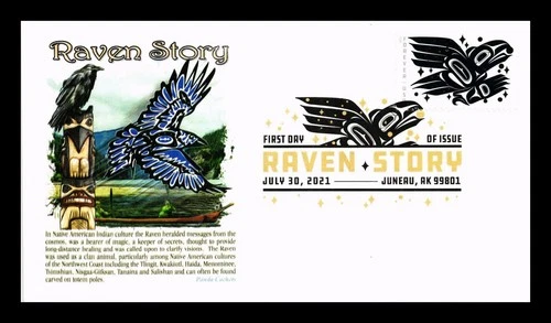 US COVER PANDA CACHETS FIRST DAY OF ISSUE PICTORIAL CANCEL RAVEN STORY