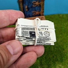 Mini Wichtel Zeitung / Newspaper als Wichtelzubehör, Wichtelzeit oder Puppenhaus