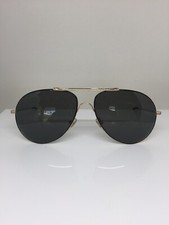 Vintage Hugo Boss Aviator Sunglasses 5198 C. 49 Shiny Black Gold 58-15mm Italy