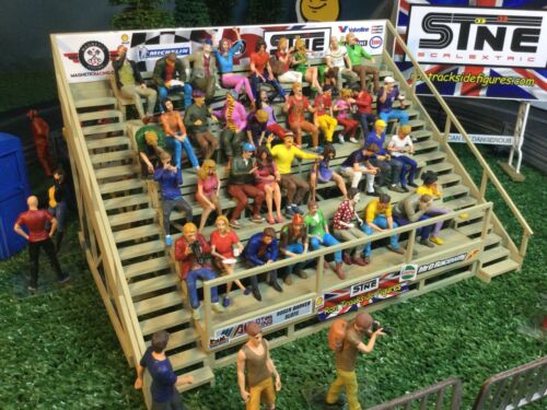 Figuras sentadas 1/32, figuras de coches tragamonedas, relleno de tribuna de espectadores - Imagen 15 de 21