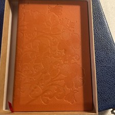 Rare Carnet Cuir Relié D’art Cailloux Reine Exemplaire Unique Neuf Valeur 300€
