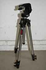 ^ Bogen 3001 Professional Tripod W/ 3126 Bogen Head #X2046