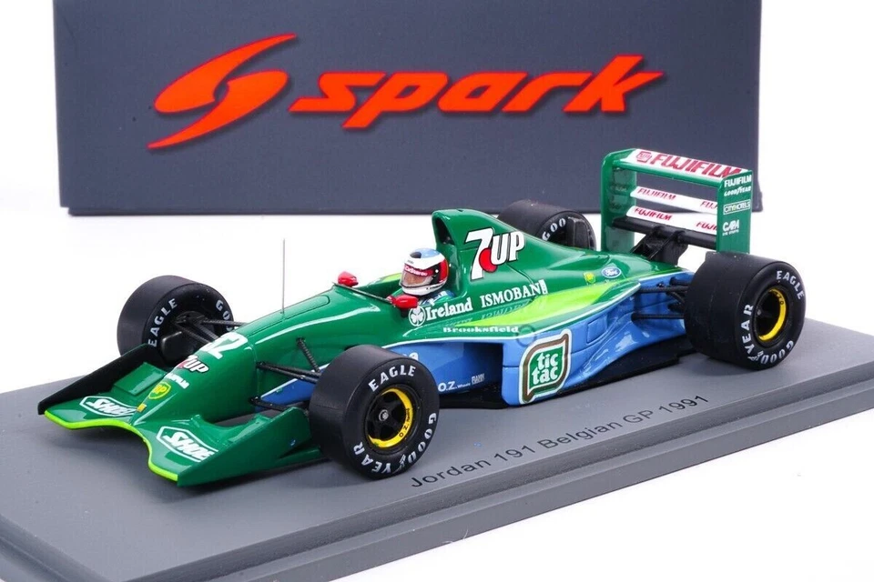 SPARK 1:43 MODELLINO AUTO F1 FORMULA 1 JORDAN 191 SCHUMACHER GP 1991 MODELLISMO - Immagine 4 di 4