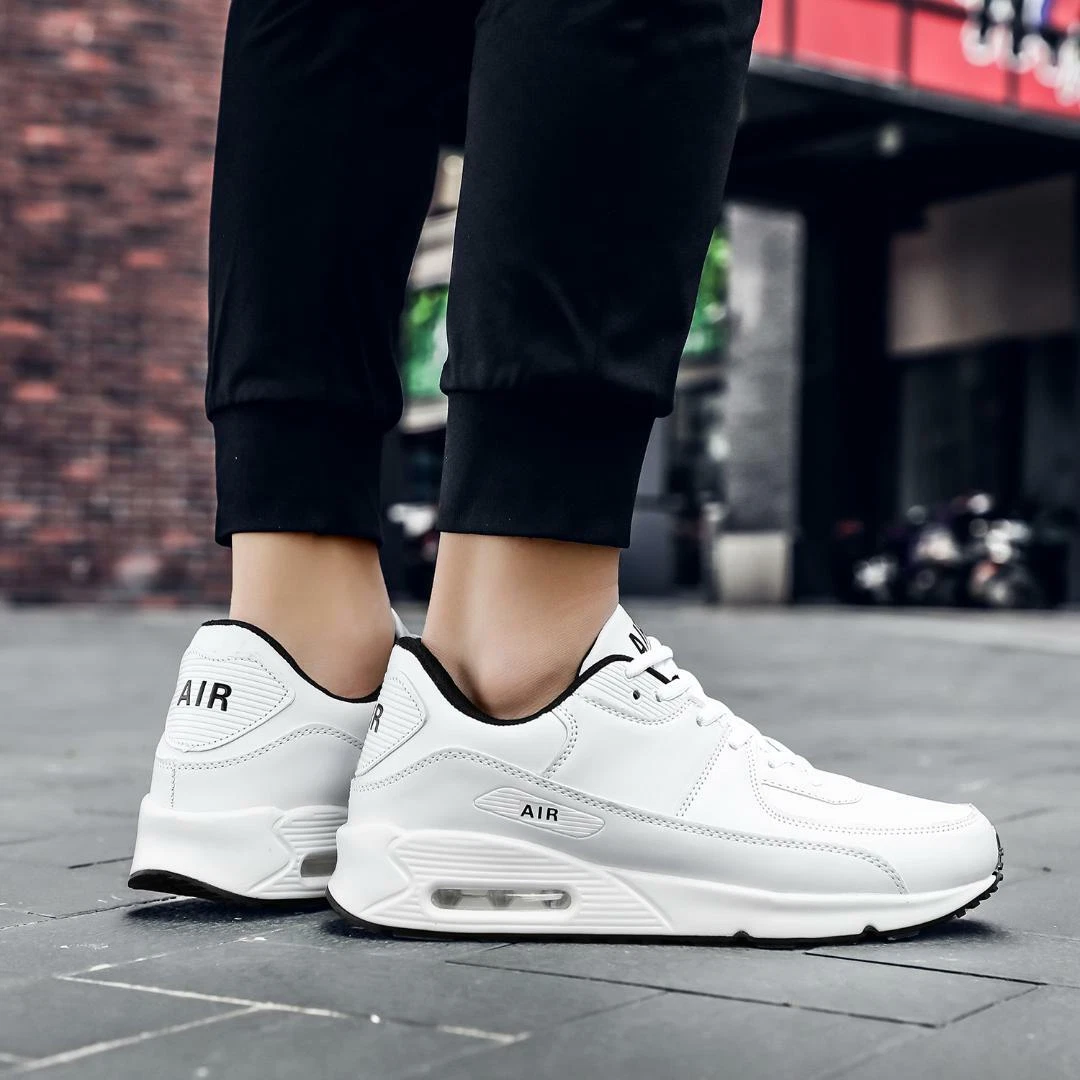 White nike shop bubble trainers