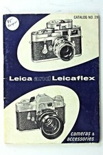 189498 Leitz Leica and Leicaflex 1966 Catalog and Price List Genuine Original